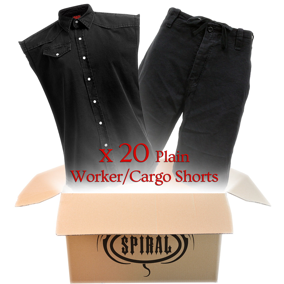 CLEARANCE BUNDLE BOX - Assorted Plain Garments