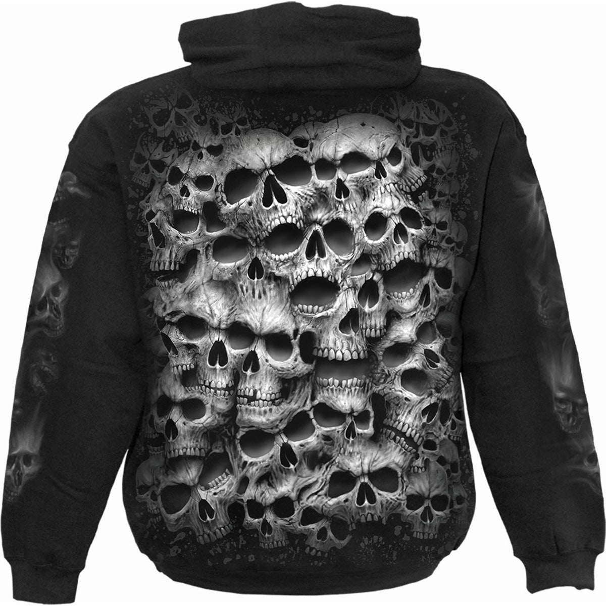 TWISTED SKULLS - Hoody Black