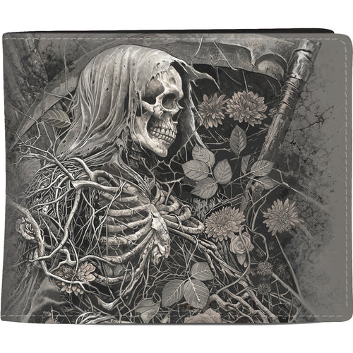 ACID REAPER - Wallet - Bi-Fold with Zipped Coin Panel