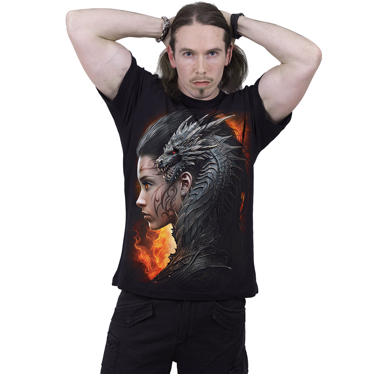 DRACO QUEEN - T-Shirt Black