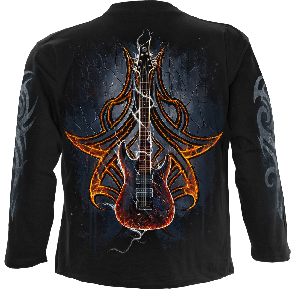 DEATH ROCKER - Longsleeve T-Shirt Black