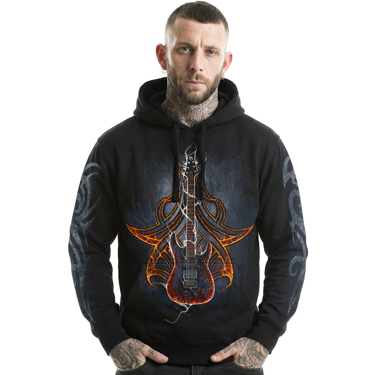DEATH ROCKER - Hoody Black