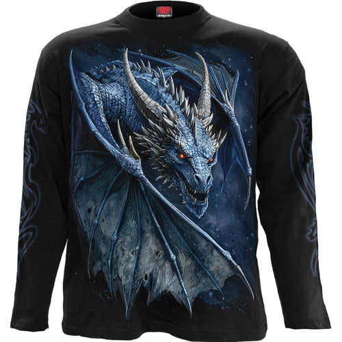 STORM DRAGON - Longsleeve T-Shirt Black