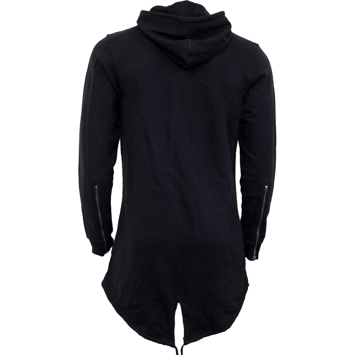GOTHIC ROCK - Ladies Fish Tail Full Zip Hoody - Zip Sleeve - Spiral USA