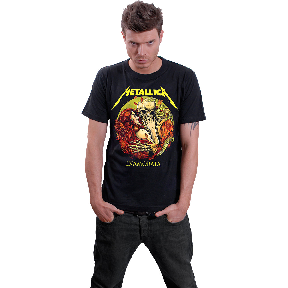 METALLICA - INAMORATA - Front Print T-Shirt Black