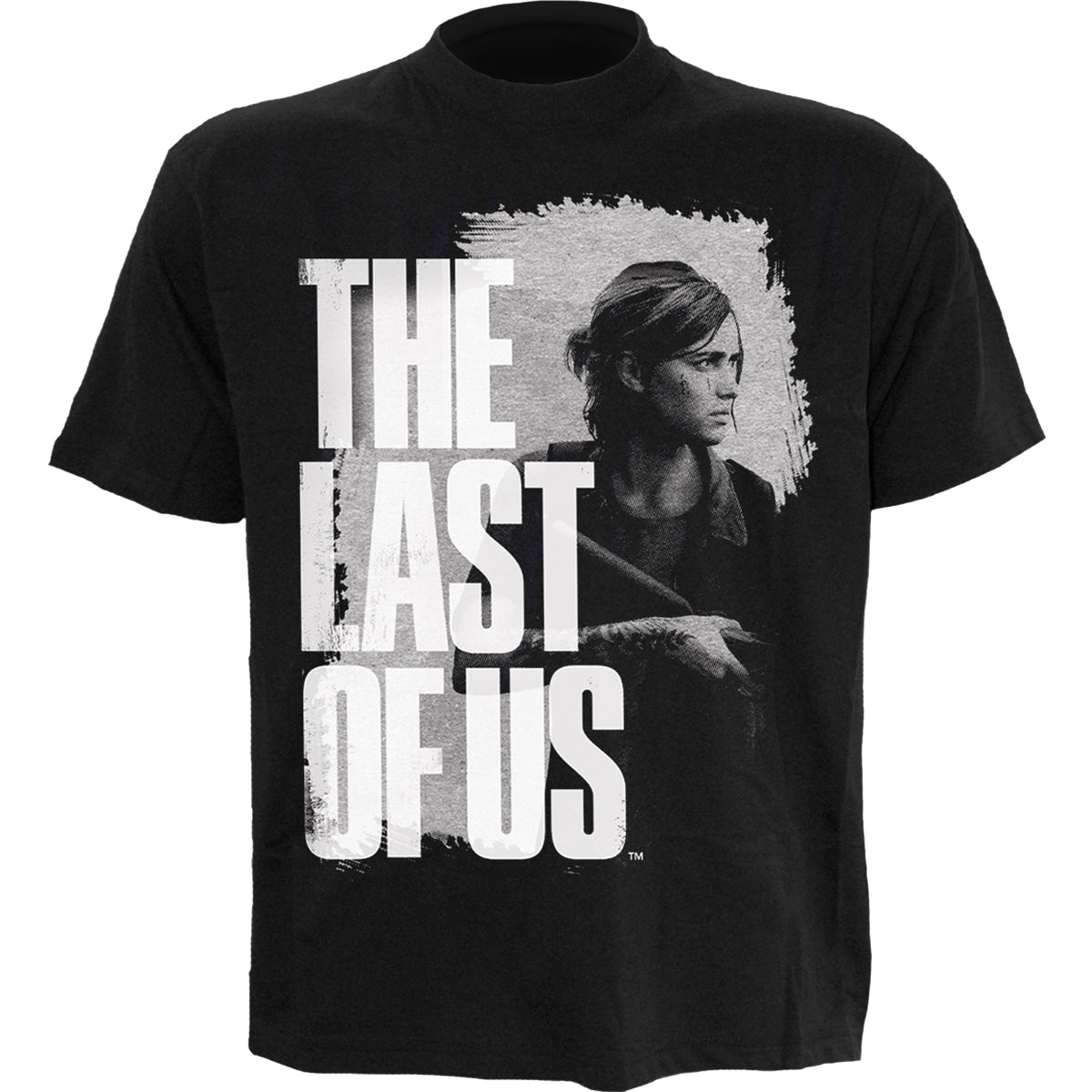 THE LAST OF US - Front Print T-Shirt Black
