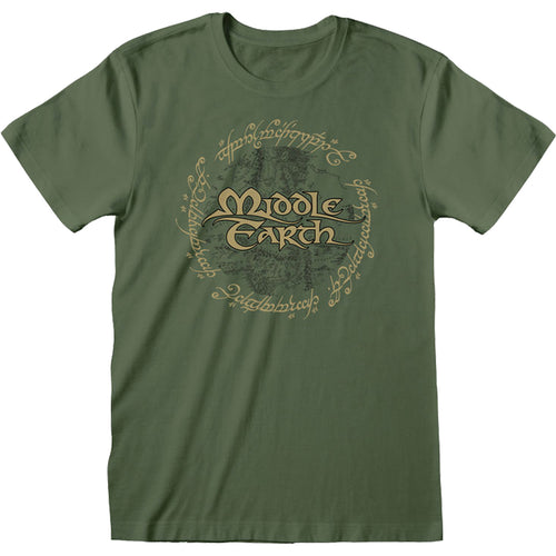 LORD OF THE RINGS - MIDDLE EARTH - T-Shirt Olive