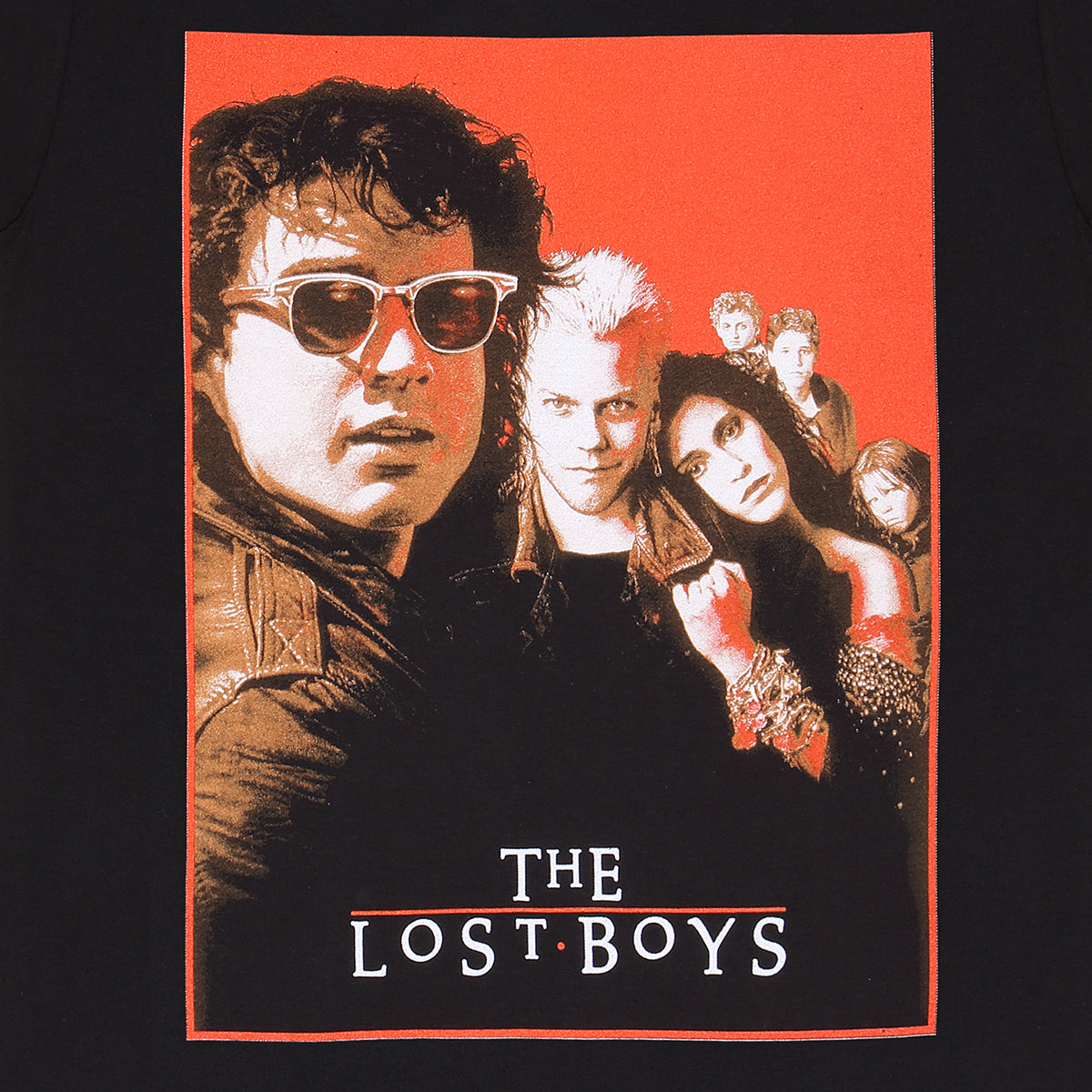 LOST BOYS - POSTER - Front Print T-Shirt Black