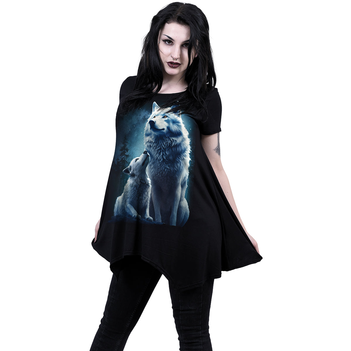 WOLF GUARDIAN - Smock - Tunic Casual Top