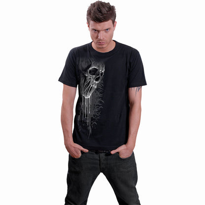 BAT CURSE - Front Print T-Shirt Black