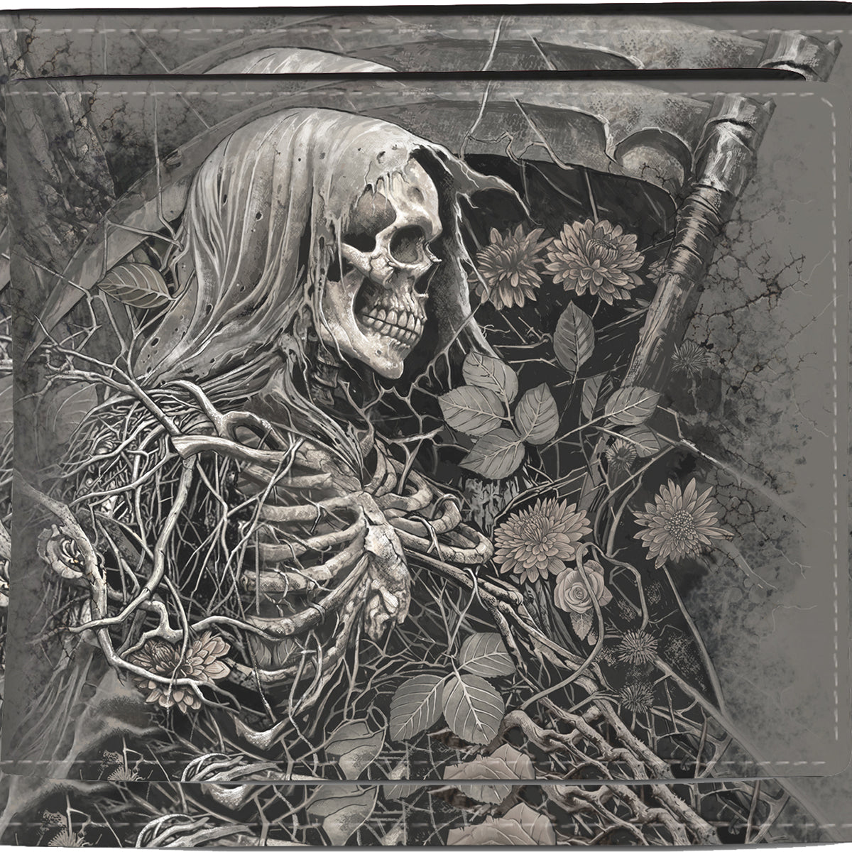 ACID REAPER - Wallet - Bi-Fold with Zipped Coin Panel
