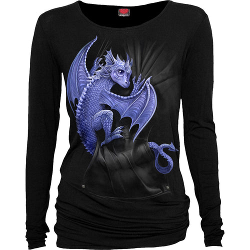 POCKET DRAGON - Baggy Top Black