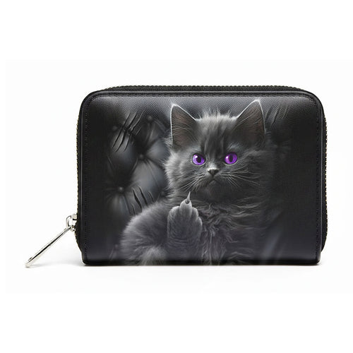 CATTITUDE - Purse - Bi-Fold Zipped Wallet