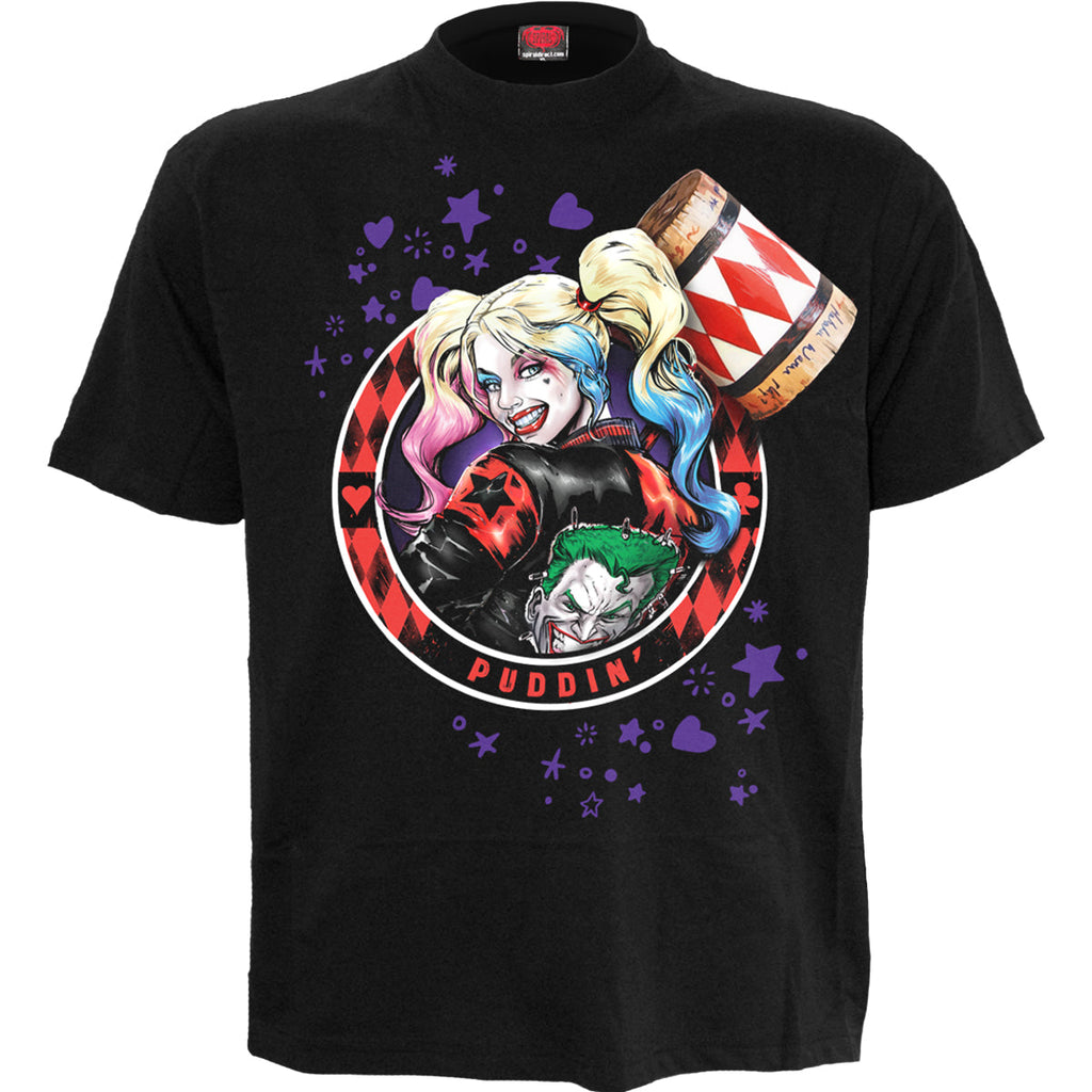 Harley Quinn - T-shirt - Gris chiné - Femme - 24.99 Harley Quinn - T-shirt - Gris chiné - Femme - 24.99
