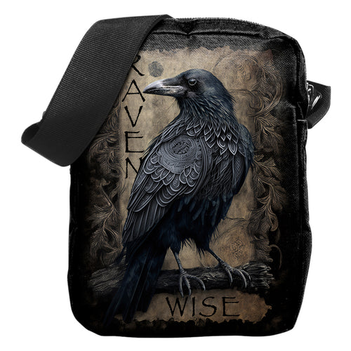 RAVEN WISE - Crossbody Bag - Zipped with Stash Pockets