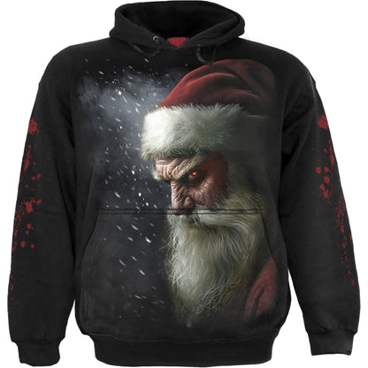 NAUGHTY OR NICE SANTA - Hoody Black