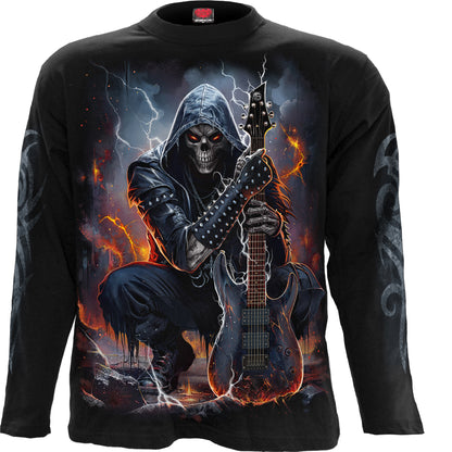 DEATH ROCKER - Longsleeve T-Shirt Black