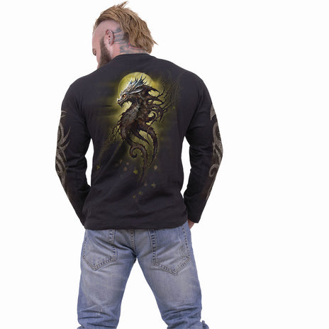 OAK DRAGON - Longsleeve T-Shirt Black