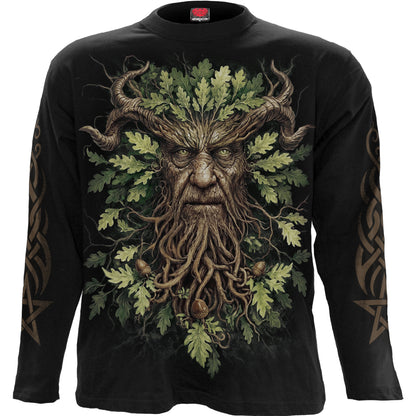 WOODLAND KING - Longsleeve T-Shirt Black