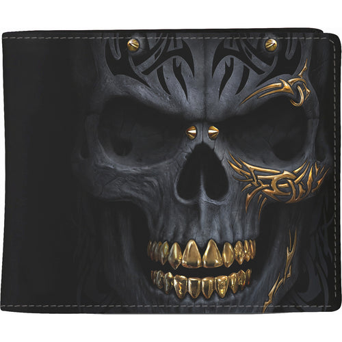 BLACK GOLD - Wallet - Bi-Fold with Zipped Coin Panel