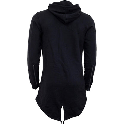 GOTHIC ROCK - Ladies Fish Tail Full Zip Hoody - Zip Sleeve - Spiral USA