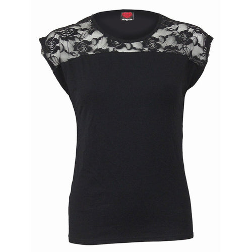 URBAN FASHION - Lace Shift Elegant Top