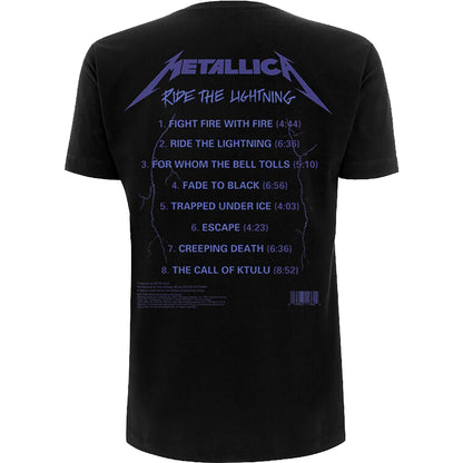 METALLICA - RIDE THE LIGHTENING TRACKS - T-Shirt Black