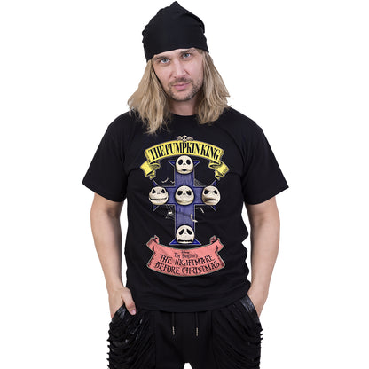 NBX - PUMPKIN KING - Front Print T-Shirt Black