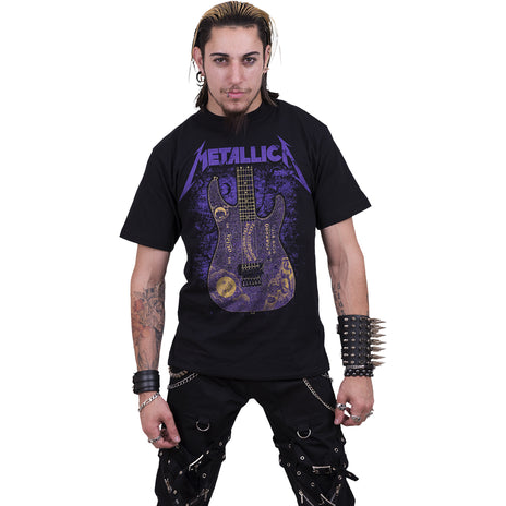 METALLICA - OUIJA PURPLE - T-SHIRT - Front Print T-Shirt Black