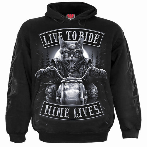 NINE LIVES - Hoody Black