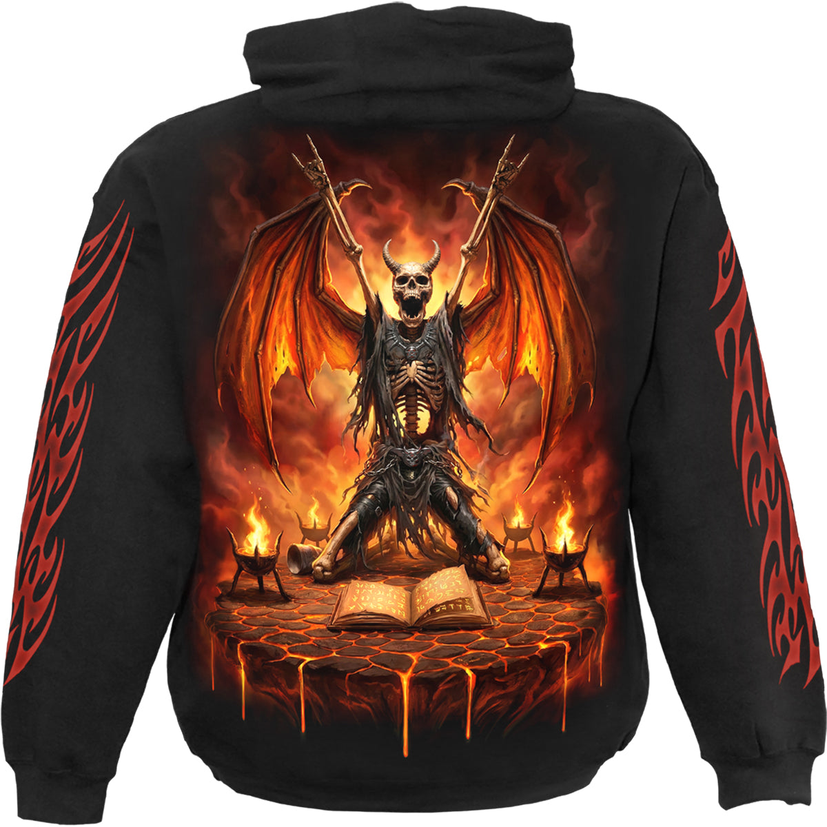 SKELETAL WORSHIP - Hoody Black